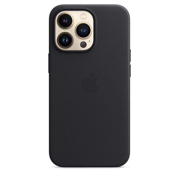 Фото - Чохол для смартфону Apple iPhone 13 Pro Max Leather Case with MagSafe - Midnight (MM1R3)