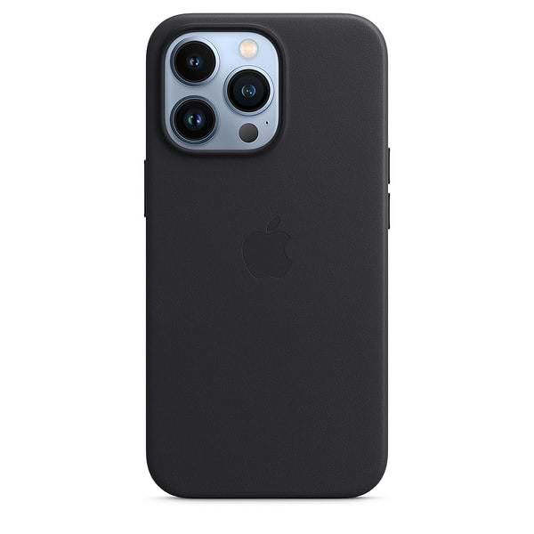 Фото - Чохол для смартфону Apple iPhone 13 Pro Max Leather Case with MagSafe - Midnight (MM1R3)