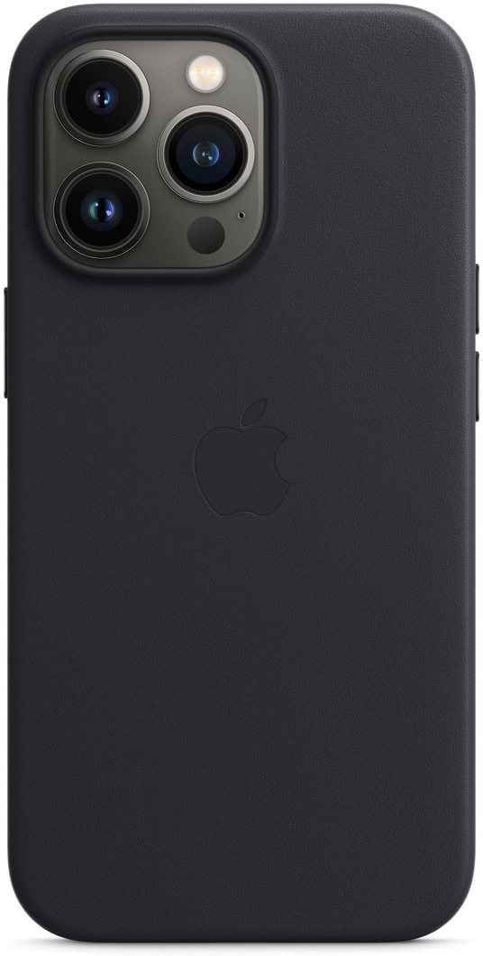 Фото - Чохол для смартфону Apple iPhone 13 Pro Max Leather Case with MagSafe - Midnight (MM1R3)