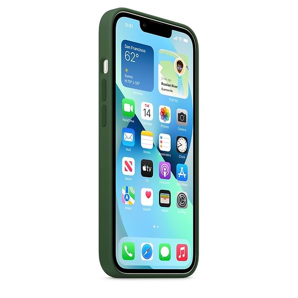 Фото - Чохол для смартфону Apple iPhone 13 Silicone Case with MagSafe – Clover (MM263)