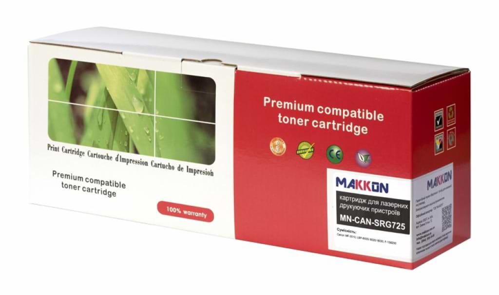 Картридж для лазерных принтеров/МФУ Makkon Canon 725 1.6k (MN-CAN-SRG725)