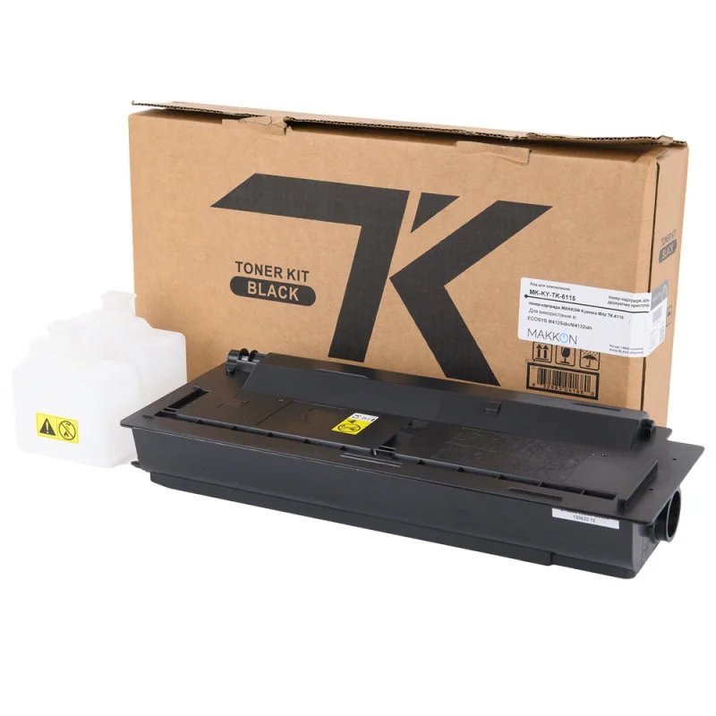Картридж-тонер Makkon Kyocera Mita TK-6115 для ECOSYS M4125idn/M4132idn Black (MN-KY-TK-6115)