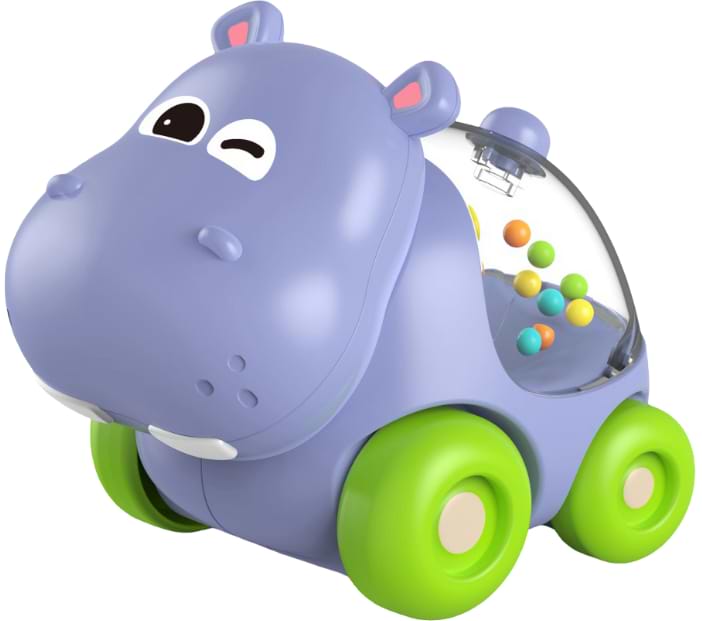 Каталка IZ TOYS бегемот (75753)