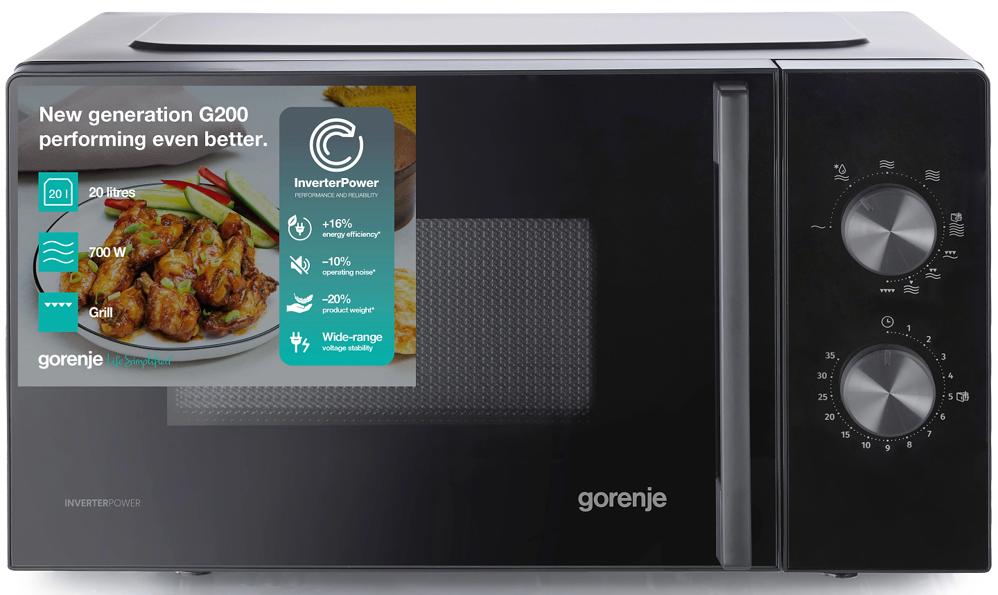Микроволновая печь (СВЧ) Gorenje MO20E2B5