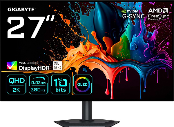 Фото - Монітор ігровий Gigabyte MO27Q28G OLED Gaming Monitor