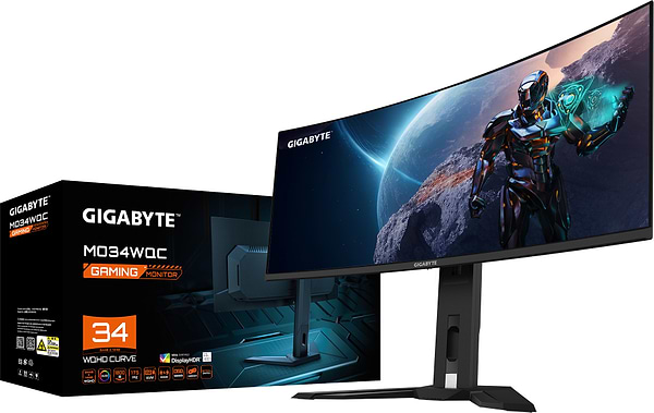 Фото - Монитор игровой Gigabyte OLED MO34WQC