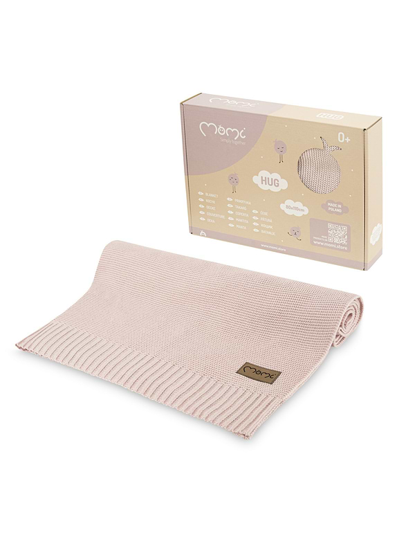 Фото - Плед детский лето MoMi HUG Pink