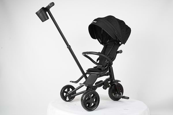 Фото - Триколісний велосипед Qplay Nova Niello Black (S700-12 Nova+ Eva)