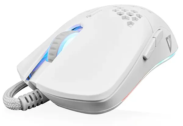 Фото - Мышь проводная игровая Modecom Shinobi 3360 Volcano White (M-MC-SHINOBI-3360-200)