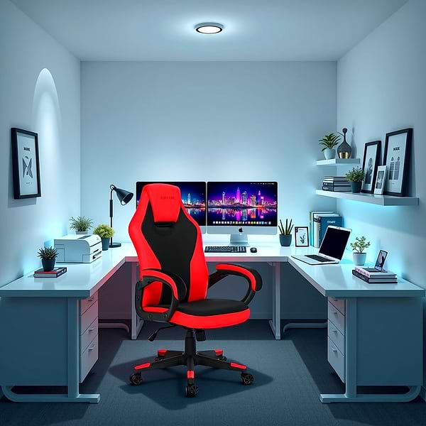 Фото - Крісло для геймерів Hator Flash Black/Red (HTC-401)