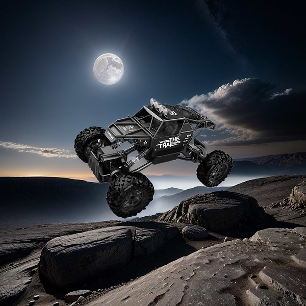 Фото - Радіокерована машинка
Sulong Toys Off-Road Crawler – Where The Trail Ends (матов.черн., аккум.7.2V, мет.корпус) (SL-121RHMBl)