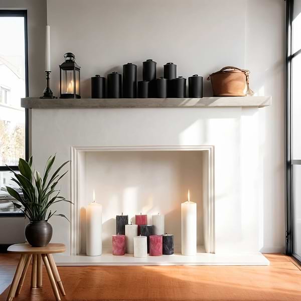 Фото - Свеча декоративная CandlesBio цилиндр 70/100 мм Белый (WP00 70/100)