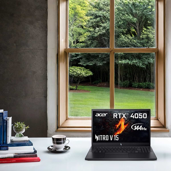 Фото - Ноутбук ігровий Acer Nitro V15 ANV15-41 (NH.QSGEU.006) Obsidian Black