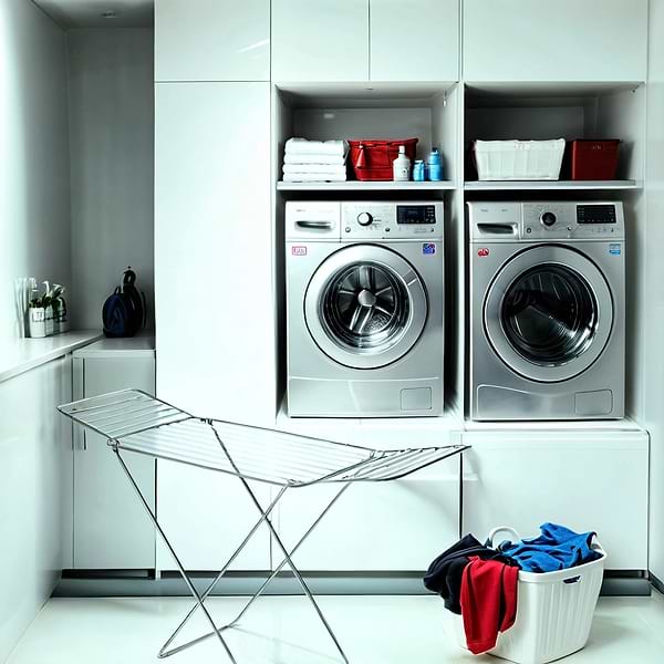 Фото - Сушарка для білизни Eurohome EG18-S STAR, сіра, 18м