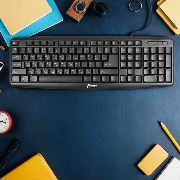 Фото - Клавіатура дротова Frime FKBS-002 USB, Black