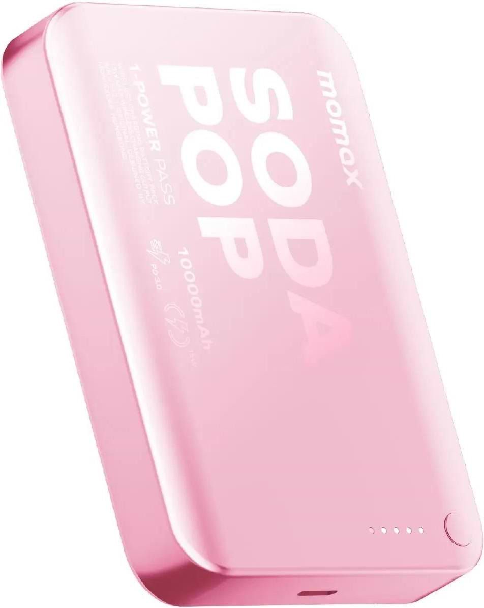 Батарея мобільна Momax 10000MAH PINK (IP166P)