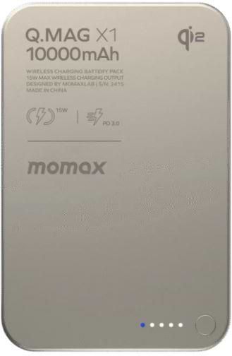 Батарея мобильная Momax 10000MAH TITANIUM (IP136AQ2L)