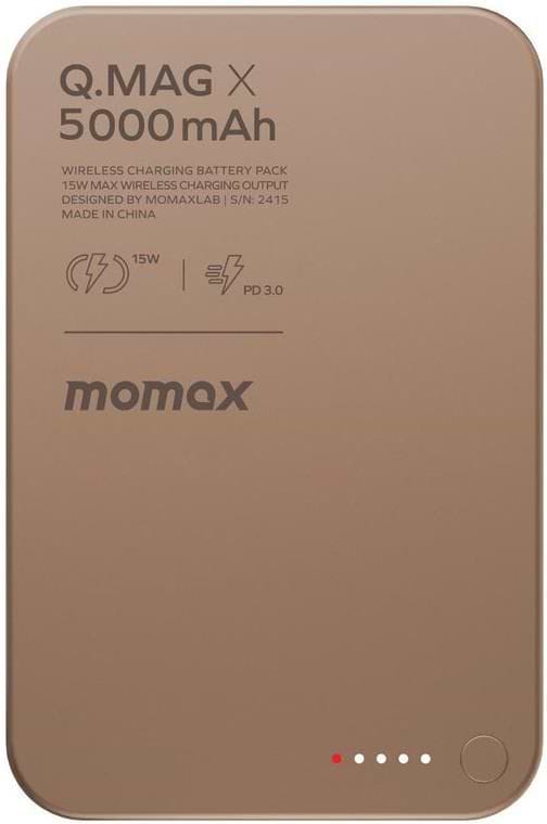 Батарея мобильная Momax 5000MAH Q.MAG X TITAN (IP116AL2)