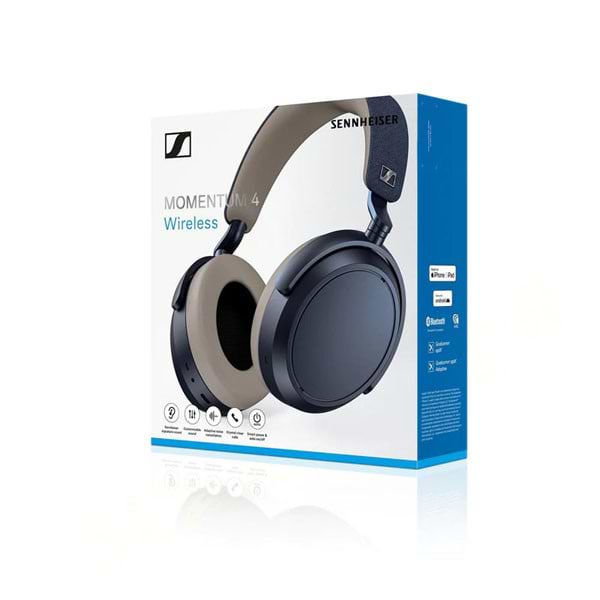 Фото - Навушники повнорозмірні бездротові Sennheiser MOMENTUM 4 Wireless Denim