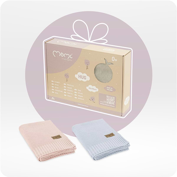 Фото - Плед дитячий літо MoMi HUG Beige