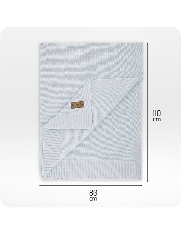 Фото - Плед детский лето MoMi HUG Gray