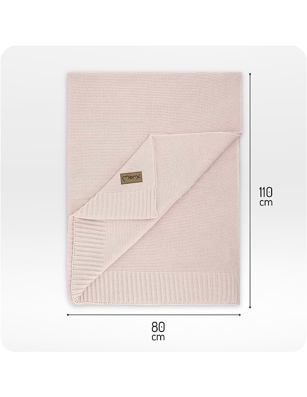 Фото - Плед детский лето MoMi HUG Pink