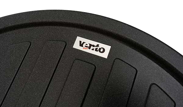 Фото - Мойка кухонная Ventolux Monica (BLACK MATT QUARTZ) 620x500x220