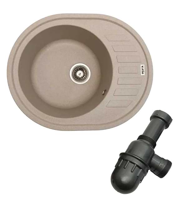 Фото - Мийка кухонна Ventolux MONICA SAND QUARTZ