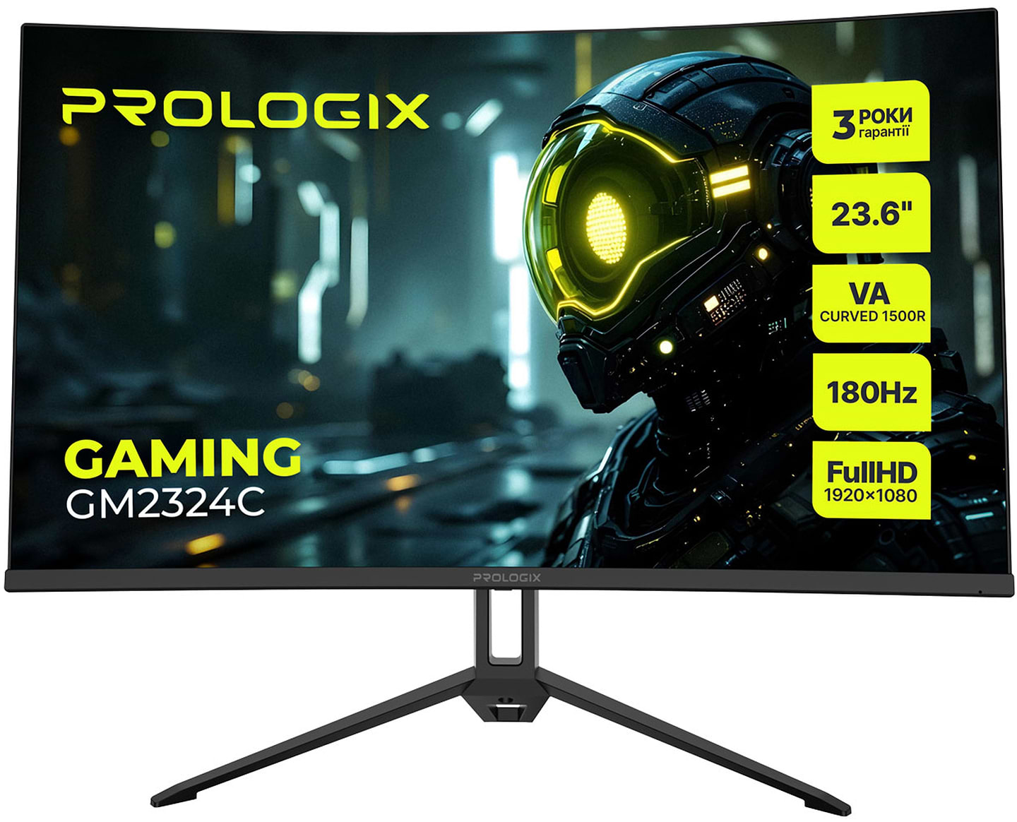 Монитор игровой ProLogix GM2324C VA Black Curved - Фото 1