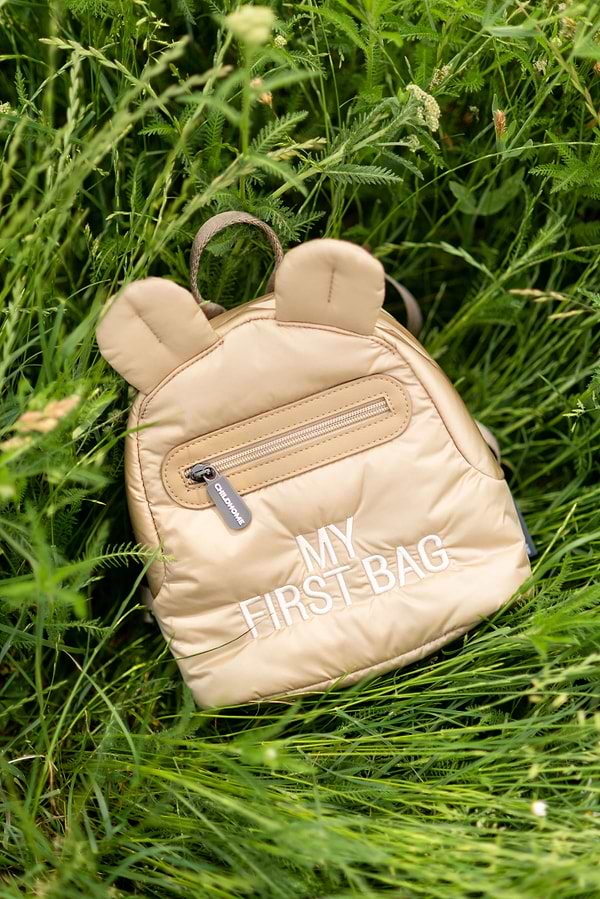 Фото - Рюкзак дитячий Childhome My first bag Puffered Beige (CWKIDBPBE)