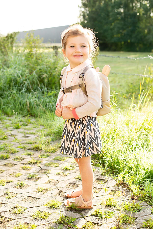 Фото - Рюкзак дитячий Childhome My first bag Puffered Beige (CWKIDBPBE)