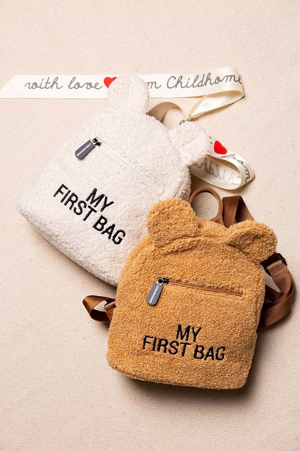 Фото - Рюкзак дитячий Childhome My first bag Teddy Beige (CWKIDBT)