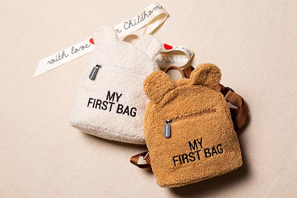 Фото - Рюкзак дитячий Childhome My first bag Teddy Beige (CWKIDBT)