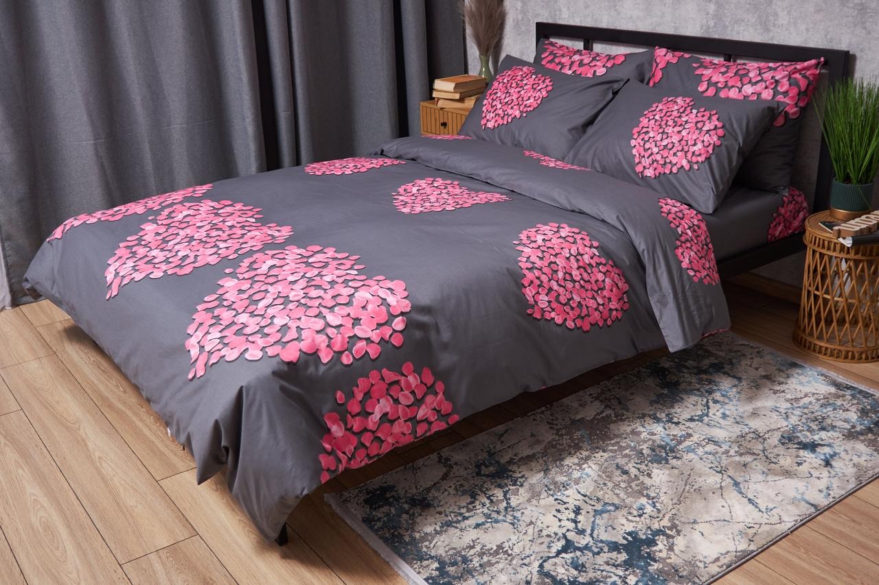 Комплект постельного белья Moon&Star Satin Elit Rose Quartz 175х210 (MS-820004450)