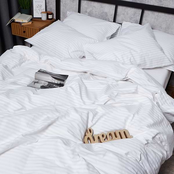 Фото - Комплект постільної білизни Moon&Star Бязь Gold Люкс White Harmony 143х210 см нав. 40х60 2 шт. (MS-890000615)