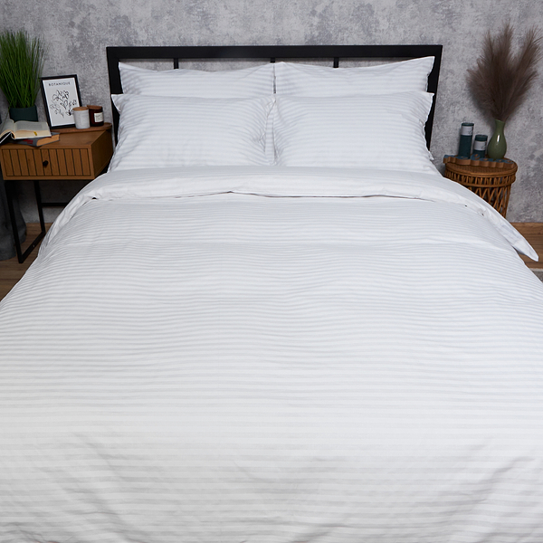 Фото - Комплект постільної білизни Moon&Star прост. 220х240 + 2 нав. 70х70 Бязь Gold Люкс White Harmony (MS-880000515)