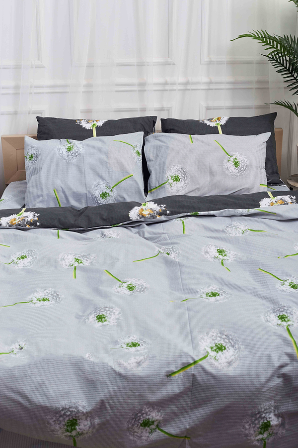 Фото - Комплект постільної білизни Moon&Star 143х210х2 нав. 2х40х60 Dandelion Бязь Gold Люкс (MS-820000965)