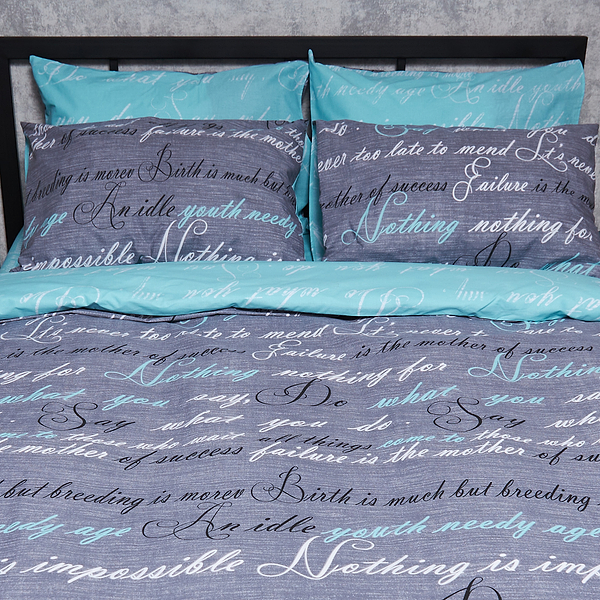 Фото - Комплект постельного белья Moon&Star 143х210х2 нав. 2х70х70 Autograph Бязь Gold Люкс (MS-820000757)