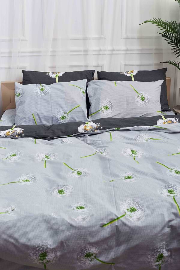 Фото - Комплект постельного белья Moon&Star 143х210х2 нав. 4х70х70 Dandelion Бязь Gold Люкс (MS-820000969)