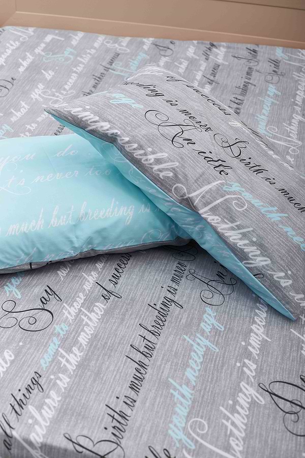 Фото - Комплект постільної білизни Moon&Star 175х210 см нав. 2х70х70 Autograph Mind Бязь Gold Люкс (MS-820000702)