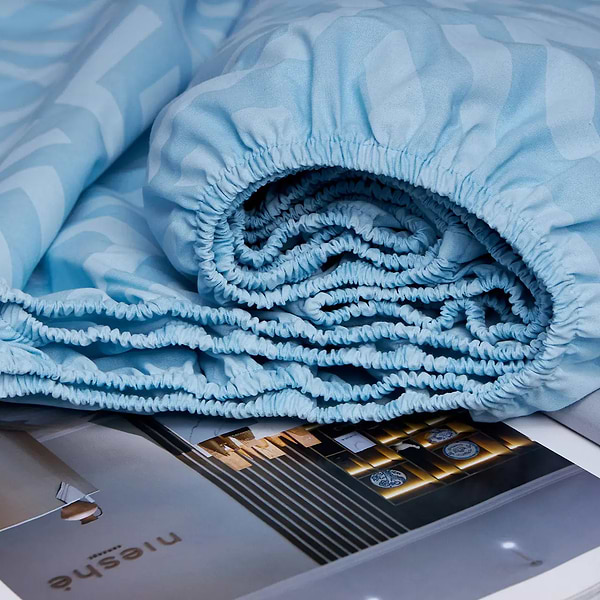 Фото - Простирадло євро Moon&Star Arctic Glow Бязь Gold Люкс 200х220х25 см (MS-850000679)