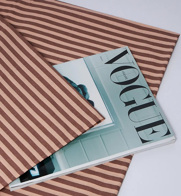 Фото - Простирадло двоспальне Moon&Star Autumn Stripes Бязь Gold Люкс 220х240 см (MS-860000099)