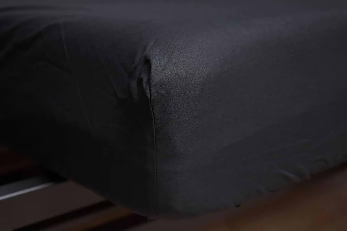 Простынь евро Moon&Star на резинке Black Бязь Gold Люкс 200х200х25 см (MS-850000038)