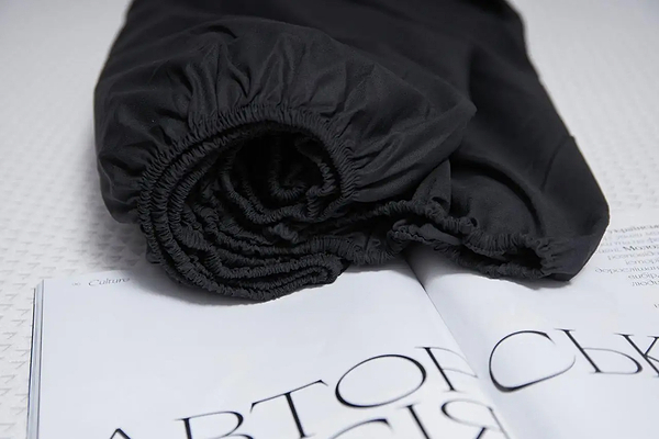 Фото - Простирадло односпальне Moon&Star Black Бязь Gold Люкс 90х200х20 см (MS-850000004)