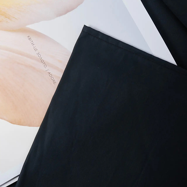 Фото - Простирадло односпальне Moon&Star Black Velvet Satin Premium Gold Люкс 110х160 см (MS-860000225)