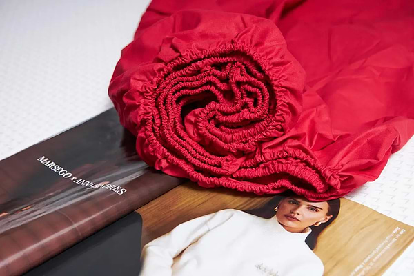 Фото - Простирадло односпальне Moon&Star Cherry Red Бязь Gold Люкс 100х190х20 см (MS-850000085)