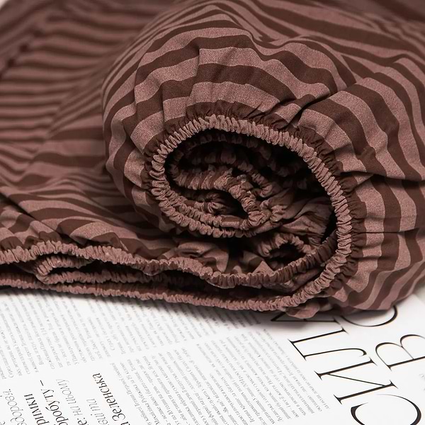 Фото - Простирадло односпальне Moon&Star Espresso Lines Бязь Gold Люкс 90х190х25 см (MS-850001183)