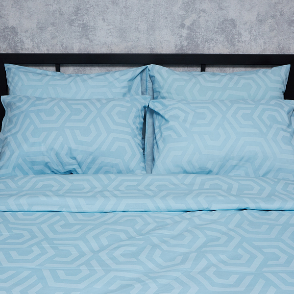 Фото - Комплект постельного белья Moon&Star Бязь Gold Люкс «Arctic Glow» 200х220 нав. 4х70х70 (MS-820005859)