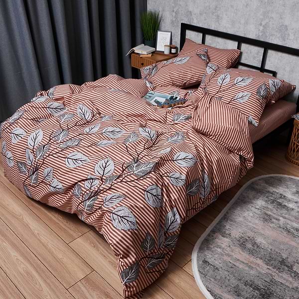 Фото - Комплект постільної білизни Moon&Star Бязь Gold Люкс «Autumn Leaves» 200х220 нав. 4х50х70 (MS-820005893)