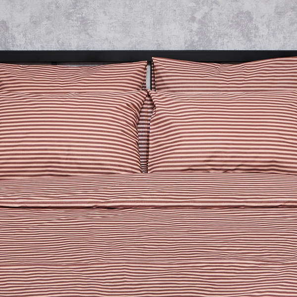 Фото - Комплект постельного белья Moon&Star Бязь Gold Люкс Autumn Stripes 143х210х2 нав. 4х70х70 (MS-820005944)